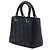 Dior Black Anselm Reyle Medium Lambskin Cannage Lady Dior Nero - vista 2