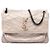 Saint Laurent Beige Medium Crinkled Calfskin Niki