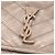 Saint Laurent Beige Medium Crinkled Calfskin Niki - vista 5