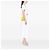Dior Yellow Micro Lambskin Cannage Lady Dior Giallo - vista 6
