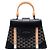 Goyard Black Goyardine Saigon Structured PM Nero