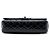 Chanel Black Medium Classic Patent Double Flap Nero - vista 3