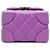 Chanel Mini CC Quilted Lambskin Trunk Like Box Crossbody Viola Porpora - vista 3