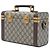 Trousse de beauté Gucci Beige GG Supreme Web Savoy avec poignée supérieure - vue 2