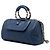 Borsa Bowling Chanel Blue Small Quilted Caviar and Lambskin In The Loop Blu navy - vista 2