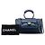 Borsa Bowling Chanel Blue Small Quilted Caviar and Lambskin In The Loop Blu navy - vista 7