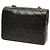Chanel Black Square Quilted Lambskin Single Flap Nero - vista 2