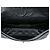 Chanel Black Medium Classic Canvas Stripes Double Flap Nero - vista 4