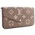 Louis Vuitton Beige Bicolor Monogram Empreinte Pochette Felicie - vista 3