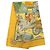 Foulard di seta Hermès Yellow Automobile 90 Giallo Senape