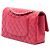 Chanel Red Medium Classic Lambskin Double Flap Rot - Ansicht 2