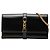 Portafoglio a catena Jackie 1961 Gucci in pelle di vitello nera Nero