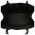 Borsa Book Tote Dior in pelle goffrata Oblique nera, dimensione Medium Nero - vista 4