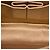 Chanel Brown Medium Classic Chevron Calfskin Pleated Double Flap Marrone Bronzo - vista 4