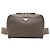 Borsa cintura con zip Prada in Vitello Daino marrone Taupe
