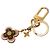 Louis Vuitton Gold Gold Plated Monogram Blooming Flowers Bag Charm and Key Holder D'oro