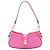 Borsa a tracolla Gucci Mini GG Canvas Moon Side Rosa