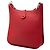 Hermès Red Clemence Evelyne I PM Rosso - vista 2