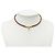Collana choker Kite in pelle marrone Hermès - vista 6