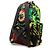 Zaino Valentino Multi Medium Multicolore in nylon con stampa Tie Dye e Rockstud - vista 2