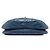 Chanel Blue Medium Quilted Glazed Calfskin Bubble CC Flap Blu scuro - vista 3