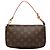 Louis Vuitton Brown Monogram Pochette Accessoires Castaño