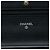 Wallet On Chain Portafoglio con catena Chanel Black CC Quilted Patent Nero - vista 5