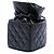 Borsa secchiello Chanel Mini in vitello matelassé nera con coulisse Nero - vista 2