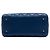 Dior Blue Medium Lambskin Cannage Lady Dior - vista 3