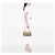 Borsa Boston Gucci Abbey D Ring in tela GG beige - vista 6