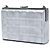 Chanel Silver Chocolate Bar Metallic Lambskin Frame Clutch mit Kette Silber - Ansicht 2