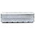 Chanel Silver Chocolate Bar Metallic Lambskin Frame Clutch mit Kette Silber - Ansicht 3