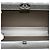Chanel Silver Chocolate Bar Metallic Lambskin Frame Clutch mit Kette Silber - Ansicht 4