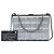 Chanel Silver Chocolate Bar Metallic Lambskin Frame Clutch mit Kette Silber - Ansicht 6