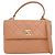Chanel Beige Small Quilted Lambskin Trendy CC Top Handle Flap
