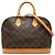 Louis Vuitton Brown Monogram Alma PM Marrone