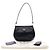 Borsa a spalla con patta Cleo in pelle Spazzolato nera Prada Nero - vista 15