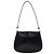 Borsa a spalla con patta Cleo in pelle Spazzolato nera Prada Nero - vista 4