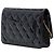 Wallet On Chain Chanel Cartera con cadena Reissue 2.55 de piel de becerro acolchada negra Negro - vista 2