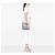 Dior Gray Medium Pearlescent Lambskin Cannage Lady Dior Marrone - vista 6