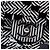Chanel Black Medium Classic Canvas Sequin Stripes Double Flap Nero - vista 5