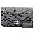 Chanel Black Medium Classic Canvas Sequin Stripes Double Flap Nero - vista 7