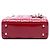 Dior Red Mini Patent Cannage Lady Dior Rosso Bordò - vista 3