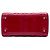 Dior Red Medium Patent Cannage Lady Dior Rosso - vista 3