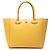 Borsa Leo Tote in pelle gialla LOEWE Giallo