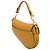 Mini Bolsa Saddle Dior em pele de vitelo granulada castanha Marrom Castanho claro - vista 2