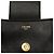 Céline Borsa a tracolla Celine Triomphe Wiltern in pelle di vitello nera Nero - vista 5