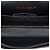 Chanel Black Medium Classic Chevron Calfskin Pleated Double Flap Nero - vista 4