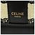 Céline Borsa secchiello Celine Small Triomphe in tela ricamata marrone Beige - vista 6