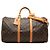 Louis Vuitton Brown Monogram Keepall Bandouliere 50 Marrone